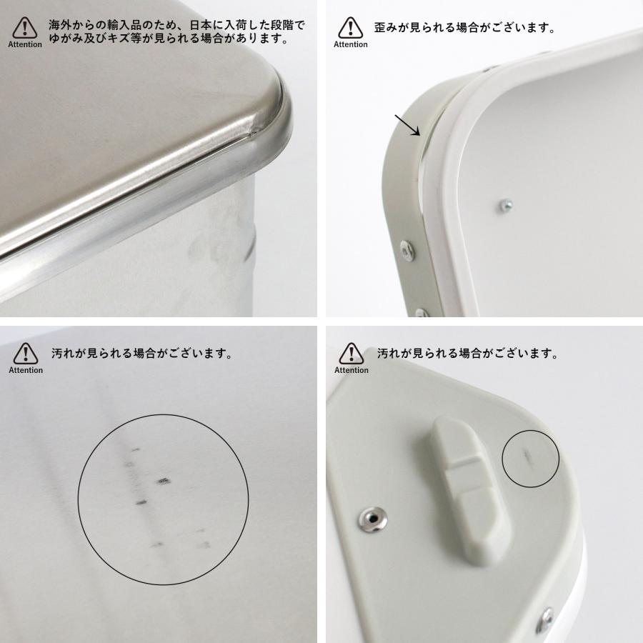 アルミコンテナ 収納 ボックス 46L アウトドア ヨーロッパ ALPOS アルポス ALUMINUM CONTAINER OPEN TOP (シルバー) Mサイズ | ブランド登録なし | 04