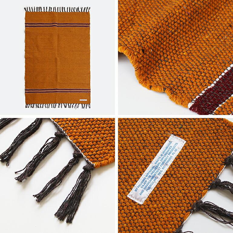 ラグ マット 170  おしゃれ インド ハンドメイド PUEBCO プエブコ カレッジ ラグ ライン | PUEBCO | 07