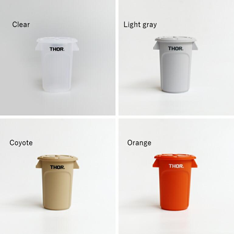 THOR（ソー） 小物入れ ミニコンテナ ラウンド 蓋付き スタッキング