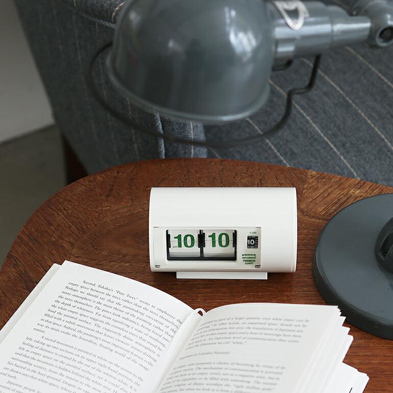 置時計 パタパタ時計 フリップクロック 限定 ホワイト アラーム トゥエンコ TWEMCO HIGHTIDE ハイタイド penco デスククロック AP-28 | HIGHTIDE | 04
