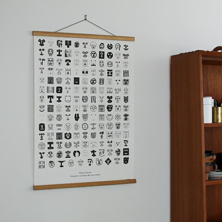 BRUNO（ブルーノ） ポスター ムナーリ デザイナー Bruno Munari 人間の