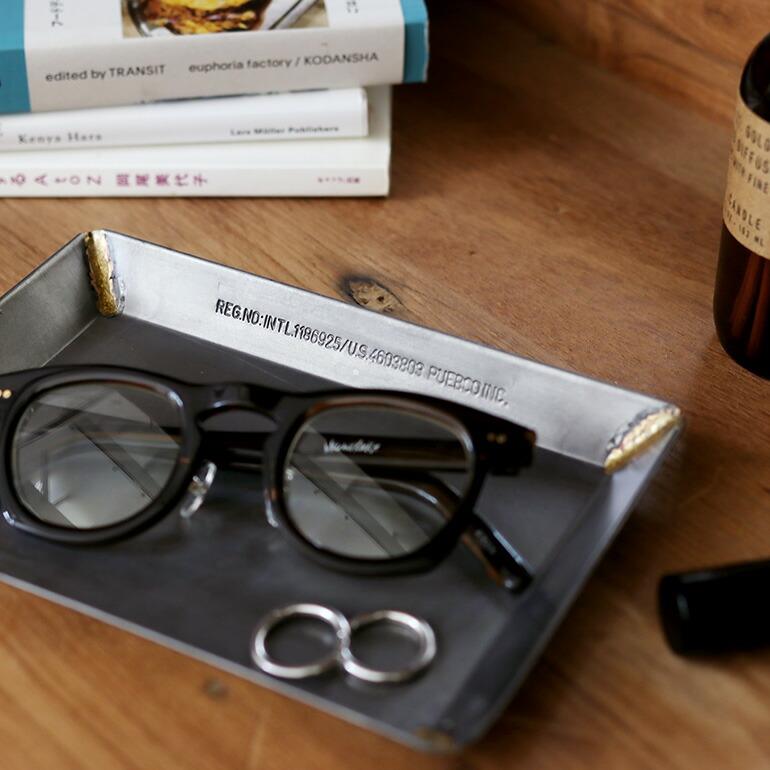 トレイ 収納 おしゃれ スチール PUEBCO プエブコ アクセサリー メガネ 鍵 マネートレイ RECYCLE STEEL TRAY | PUEBCO | 04