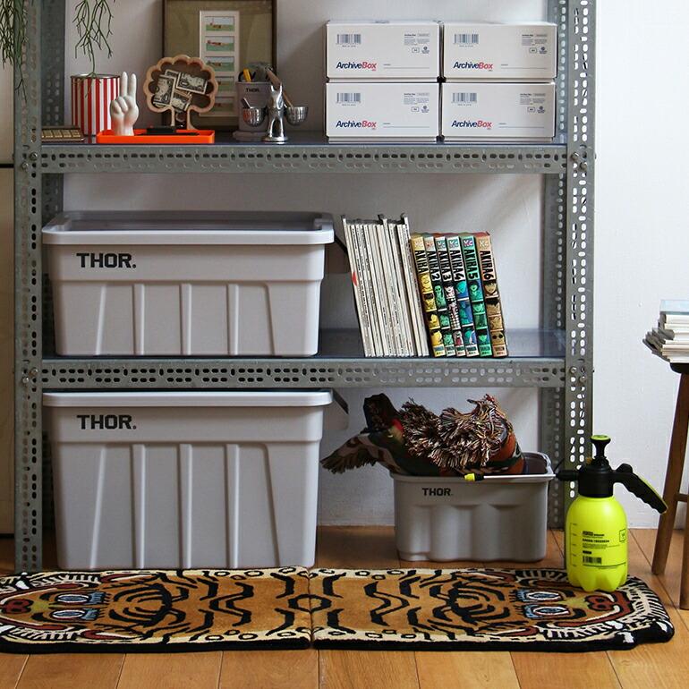 THOR（ソー） バケツ ミリタリー ガレージ 収納 アウトドア グレー