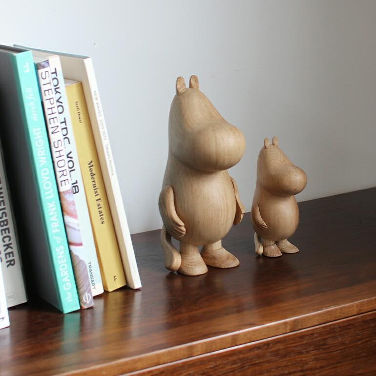 ムーミン オブジェ 木製 デンマーク 北欧 天然木 ハンドメイド