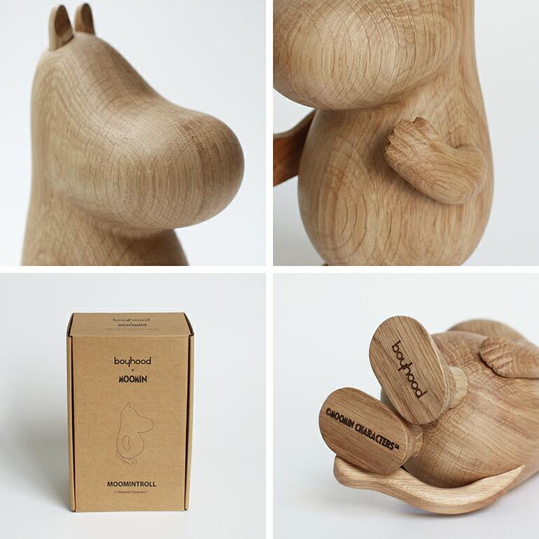 ムーミン オブジェ 木製 デンマーク 北欧 天然木 ハンドメイド BOYHOOD