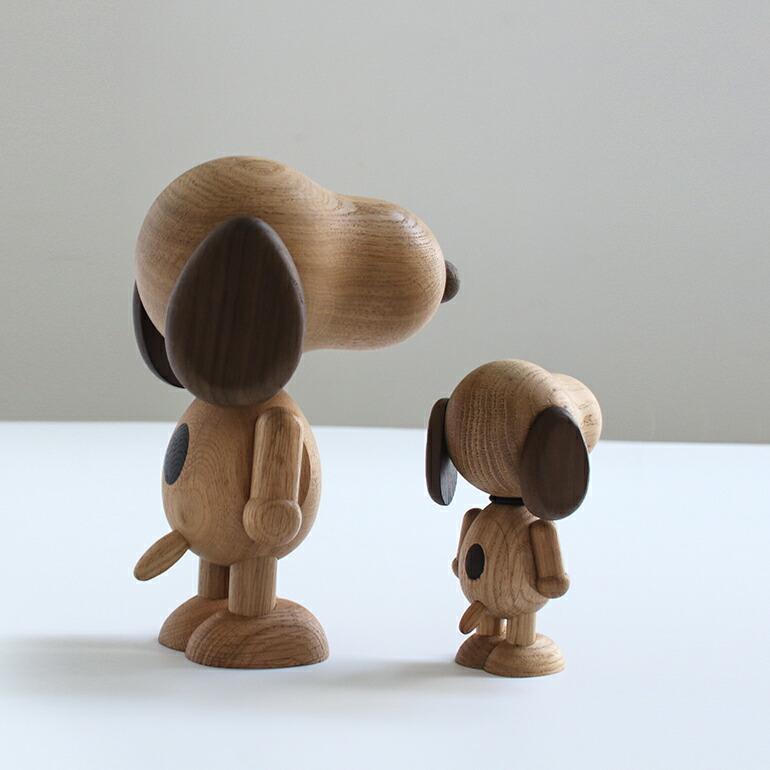 スヌーピー オブジェ 木製 デンマーク 北欧 天然木 ハンドメイド BOYHOOD ボーイフッド SNOOPY スモールサイズ_1