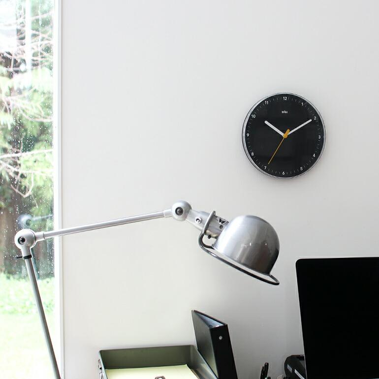 掛け時計 BRAUN ブラウン ウォールクロック アナログ 静か 23cm おしゃれ シンプル Wall Clock BC26 ホワイト ブラック | BRAUN | 04