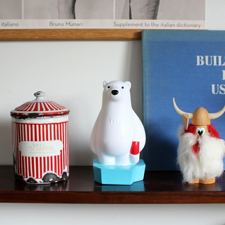 ランプ オブジェ シロクマ 照明 おしゃれ 電池式 カラーチェンジング LEDナイトランプ POLAR BEAR | ブランド登録なし | 01