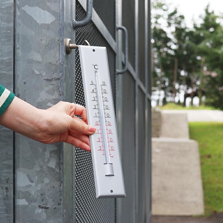 温度計 アナログ ドイツ製 屋内 屋外 アルミ サーモメータ TFA