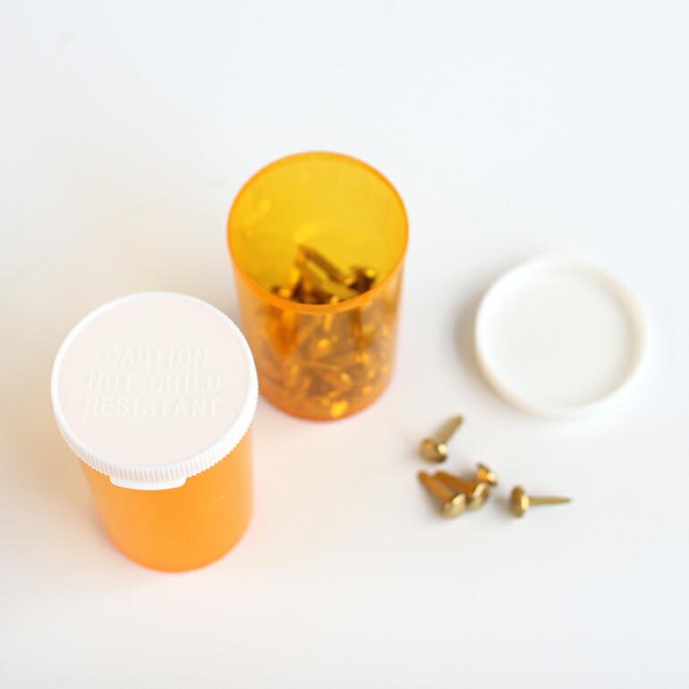 ピルケース アメリカ USA 海外 薬 サプリ おしゃれ オレンジ