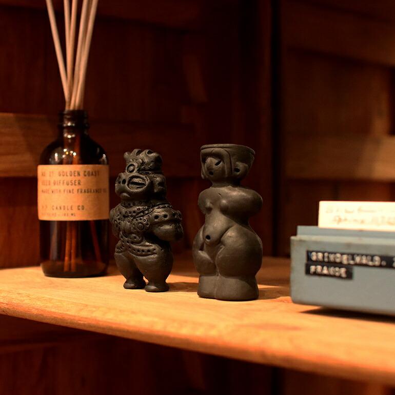 土偶 レプリカ オブジェ ビーナス土偶SS 縄文 ハンドメイド ブラック