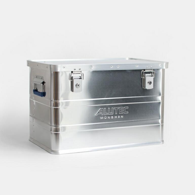 アルミコンテナ 収納 ボックス 68L フタ 持ち手 スタッキング