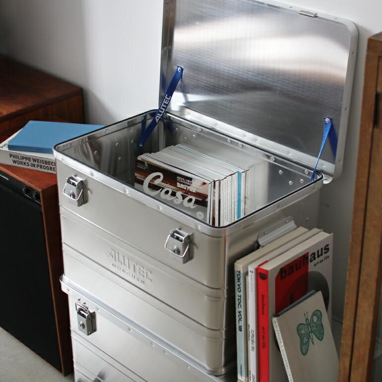 ALUTEC アルミコンテナ 収納ケース ×2 ALUTEC ALUMINUM CONTAINER / CLASSIC SERIES- S(48L） | Metal