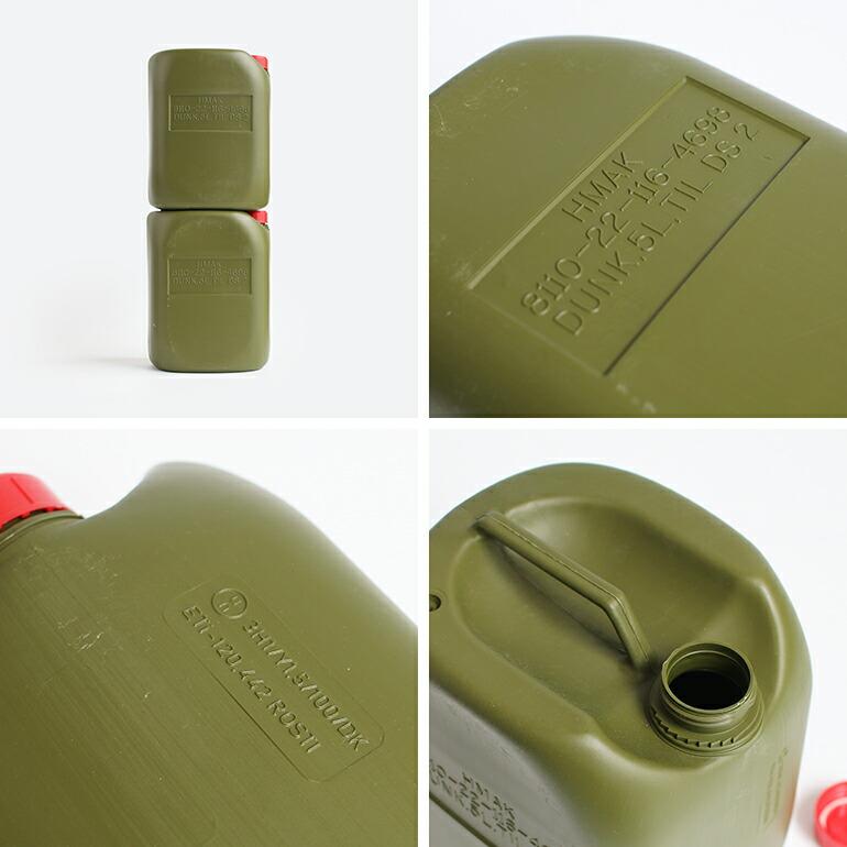軍放出品 ウォーターボトル ウォータータンク 5L デンマーク軍