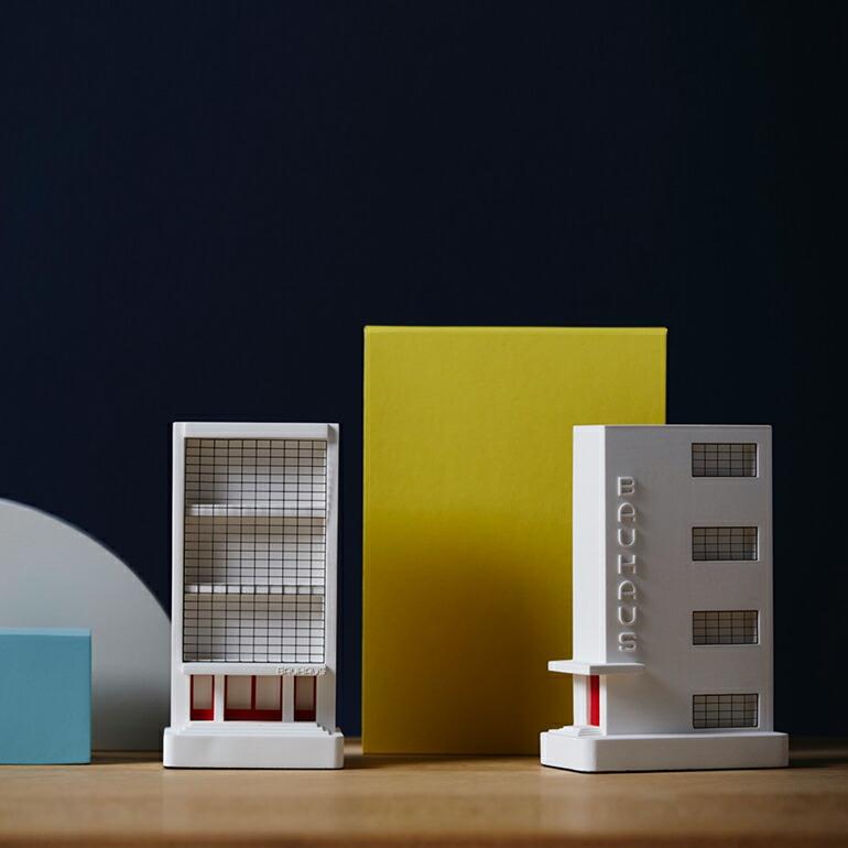 バウハウス ミニチュア 建築  BAUHAUS デッサウ校 インテリア 石膏 ギフトCHISEL&MOUSE チゼルアンドマウス DESSAU MINI-ENTRANCE | ブランド登録なし | 02