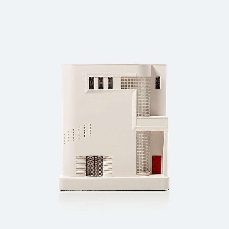 ミニチュア 建築 モダニズム フィッシャーアパートメント インテリア 石膏 ギフトCHISEL&MOUSE チゼルアンドマウス Fisher Apartments | ブランド登録なし