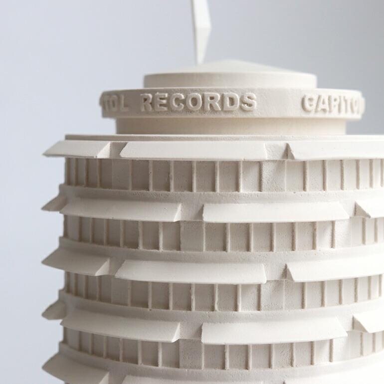 ミニチュア 建築 キャピトルレコードビル ロサンゼルス インテリア 石膏 ギフトCHISEL&MOUSE チゼルアンドマウス Capitol Records | ブランド登録なし | 03