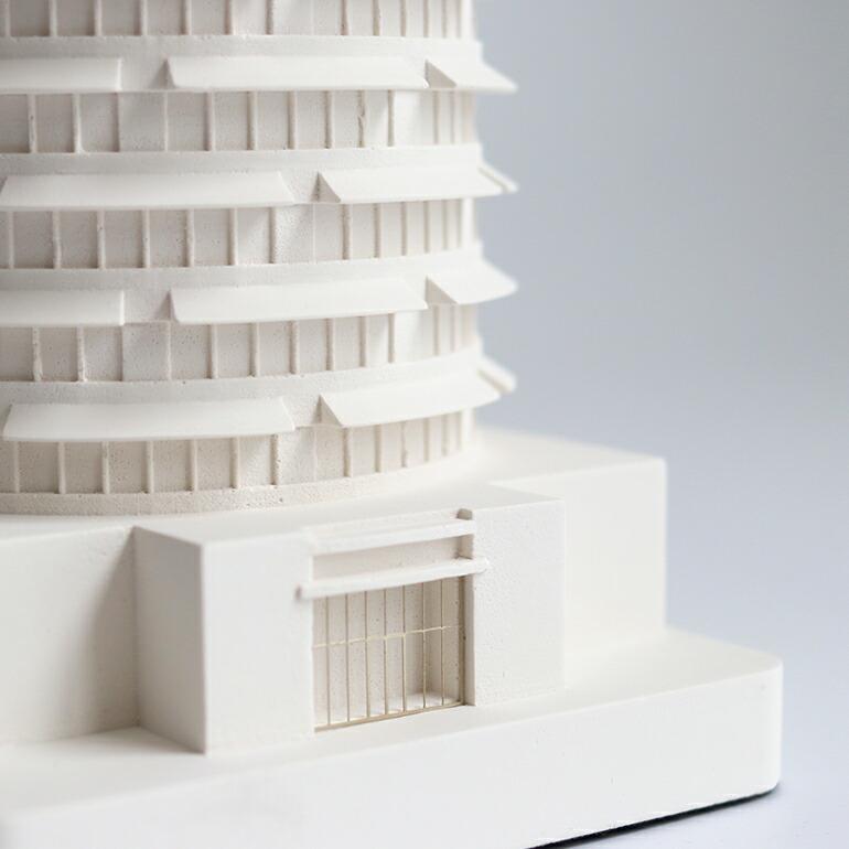 ミニチュア 建築 キャピトルレコードビル ロサンゼルス インテリア 石膏 ギフトCHISEL&MOUSE チゼルアンドマウス Capitol Records | ブランド登録なし | 05