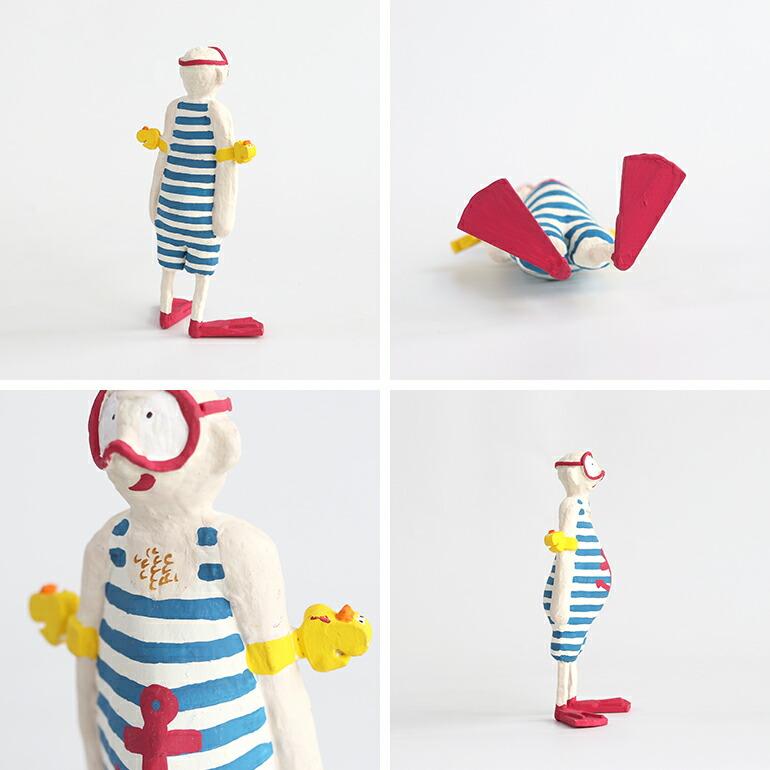 オブジェ パピエマシェ スペイン 張り子 ハンドペイント フレンチヴィンテージ BATELA バテラ PAPIER MACHE D2418 | ブランド登録なし | 04