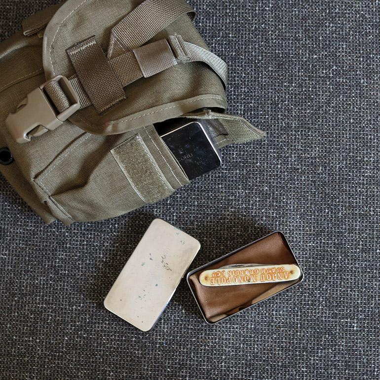 軍放出品 ミリタリー ステンレスケース 小物入れ チェコ軍 メディカル