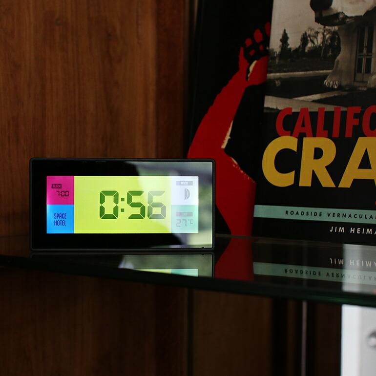 置時計 アラームクロック デジタル おしゃれ クラシック スヌーズ 温度表示 ムーンフェイズ DETAIL ディテール Robot Alarm Clock ロボットアラームクロック | DETAIL | 05