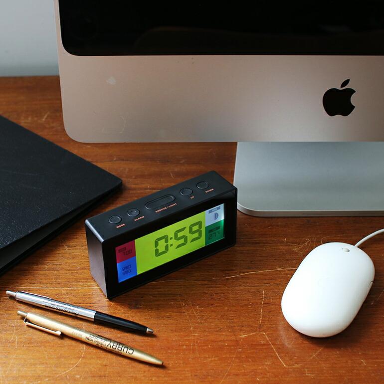 置時計 アラームクロック デジタル おしゃれ クラシック スヌーズ 温度表示 ムーンフェイズ DETAIL ディテール Robot Alarm Clock ロボットアラームクロック | DETAIL | 11