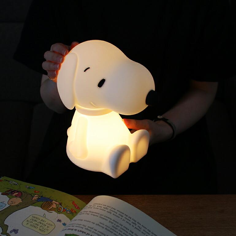 スヌーピー ライト 照明 LED  ポータブルライト 贈り物 タイマー シリコン おしゃれ MrMaria ミスターマリア Bundle of Light Snoopy | SNOOPY | 01
