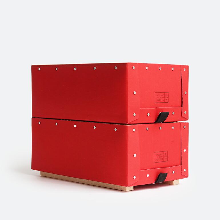 PUEBCO（プエブコ） 収納ボックス 紙製 木製 おしゃれ スタッキング