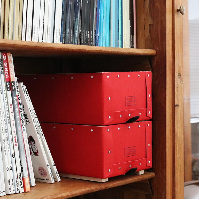 PUEBCO（プエブコ） 収納ボックス 紙製 木製 おしゃれ スタッキング