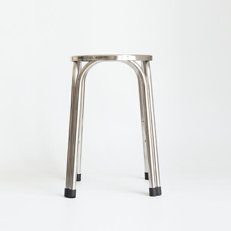 スツール 椅子 イス ステンレス シルバー スタッキング シンプル 高さ47cm おしゃれ BUFF バフ Stainless Stool | ブランド登録なし | 01