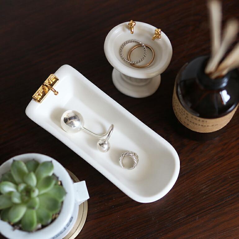 ジュエリートレイ アクセサリー トレイ PUEBCO プエブコ バスルーム ミニチュア 小物 収納 おしゃれ BATHROOM JEWELRY TRAY | PUEBCO | 04