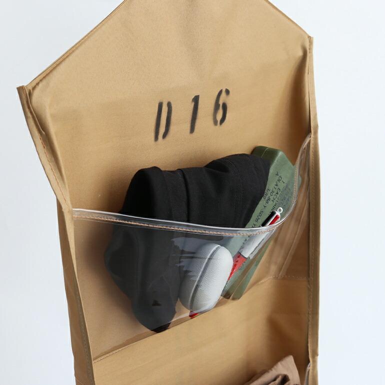 ウォールポケット 吊り下げ収納 クローゼット 衣類 おしゃれ PUEBCO プエブコ RUBBERIZED FABRIC ハンギングオーガナイザー  4ポケット/8ポケット | PUEBCO | 02