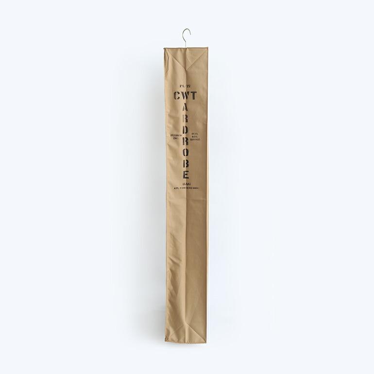 衣類カバー ロング クローゼット PUEBCO プエブコ RUBBERIZED FABRIC ハンギングオーガナイザー W/WIRE FRAME コート\u0026ジャケットの画像