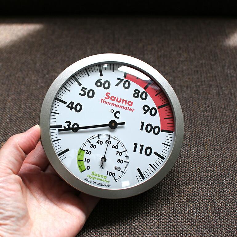 温湿度計 サウナ ドライサウナ用 アナログ おしゃれ 壁掛け シンプル ドイツ TFA Analogue sauna thermo-hygrometer 40.1055.50 | ブランド登録なし | 04
