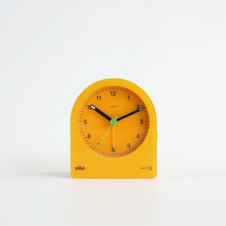 BRAUN（ブラウン） 時計 置き時計 イエロー シンプル アナログ
