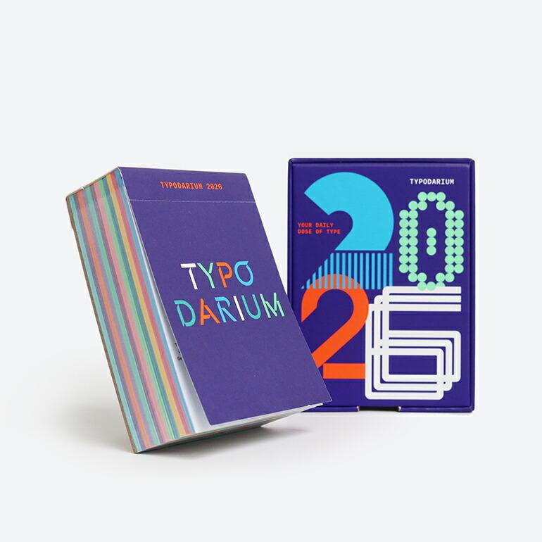 日めくりカレンダー 2026 タイポダリウム Typodarium 365日 壁掛け 卓上 フォント タイポグラフィ ドイツ製 | ブランド登録なし