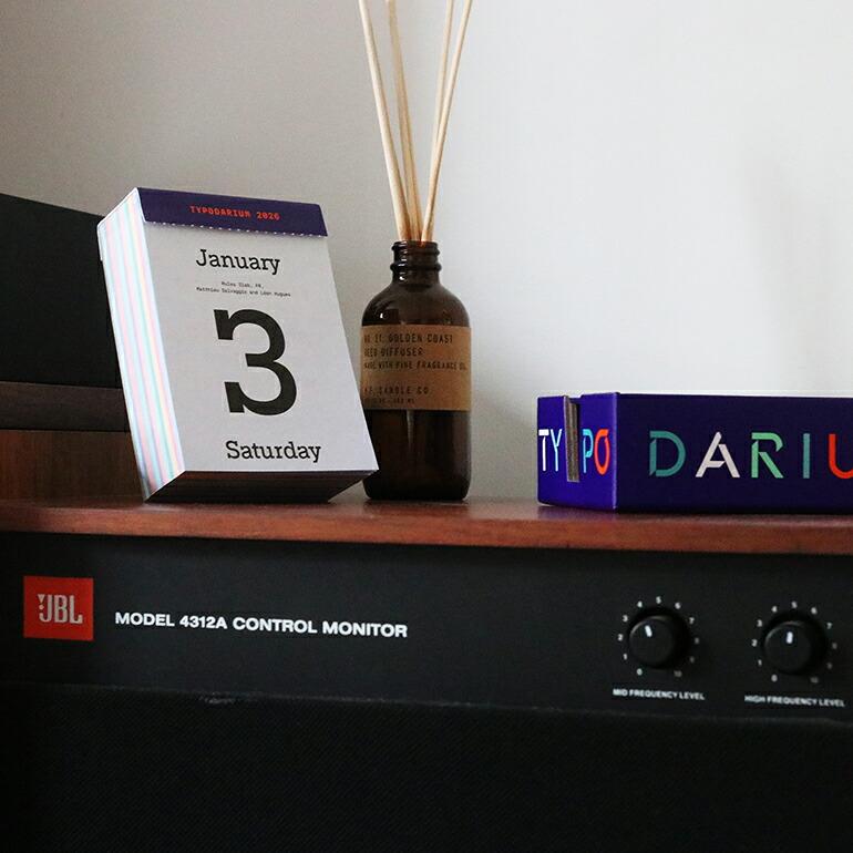 日めくりカレンダー 2026 タイポダリウム Typodarium 365日 壁掛け 卓上 フォント タイポグラフィ ドイツ製 | ブランド登録なし | 04