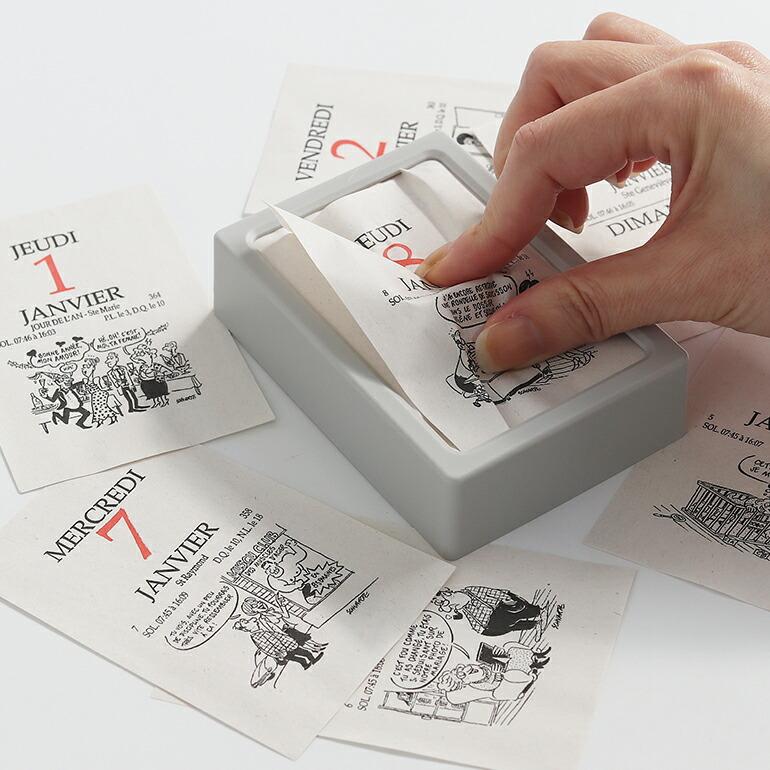 日めくりカレンダー 2026年 フランス イラスト 卓上 壁掛け おしゃれ EXACOMPTA エグザコンタ (小) コミック 2026 | ブランド登録なし | 03