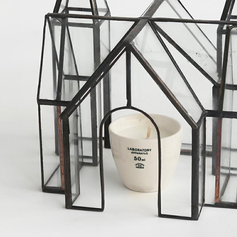 オブジェ ステンドグラス キャンドルホルダー ディスプレイ PUEBCO プエブコ ゴシック建築 おしゃれ STAINED GLASS GOTHIC HOUSE | PUEBCO | 03