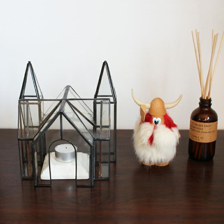 オブジェ ステンドグラス キャンドルホルダー ディスプレイ PUEBCO プエブコ ゴシック建築 おしゃれ STAINED GLASS GOTHIC HOUSE | PUEBCO | 05