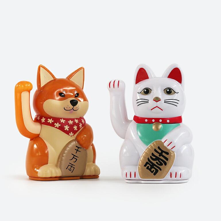 招き猫 招き犬 置物 おもちゃ おしゃれ 縁起物 DETAIL ディテール Toy & Book Lucky Dog/Lucky Cat | DETAIL