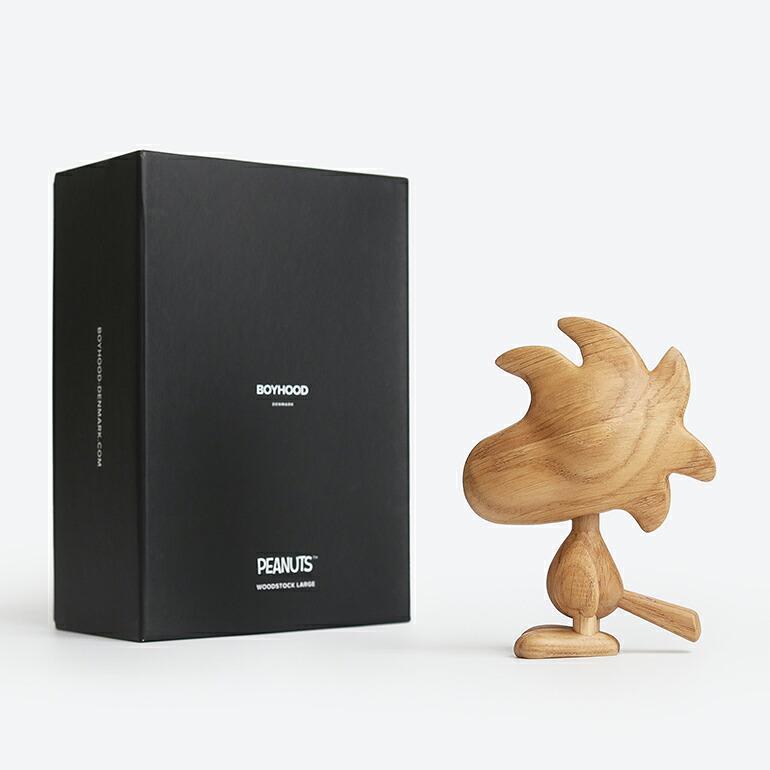 ウッドストック スヌーピー オブジェ 木製 デンマーク BOYHOOD ボーイフッド Woodstock Oak ラージ_4