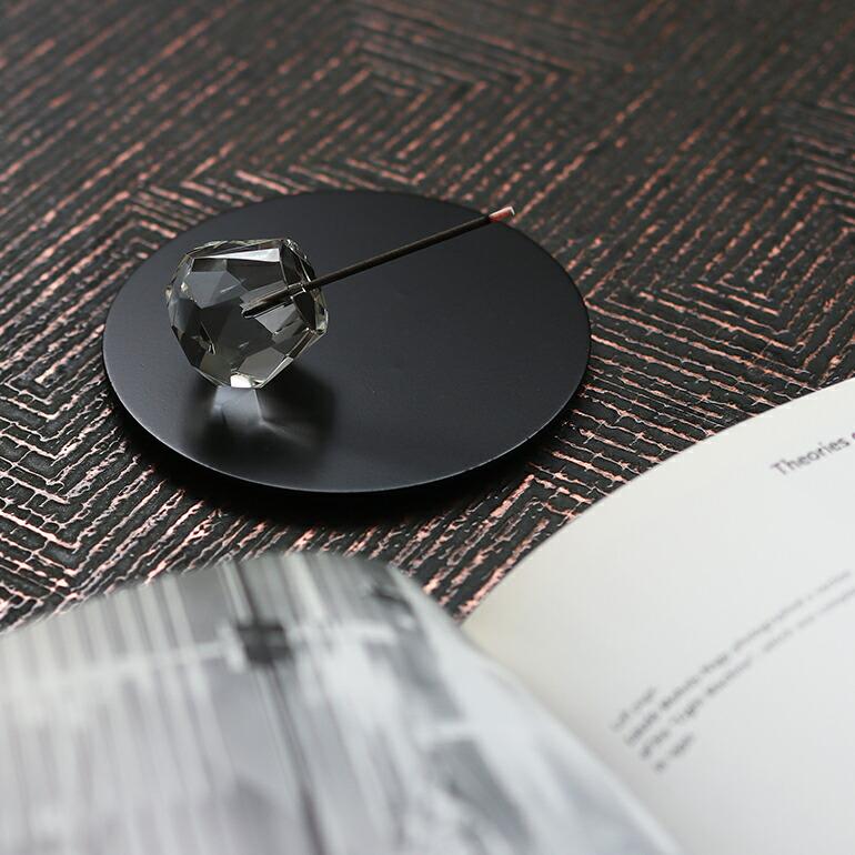 お香立て ガラス おしゃれ インセンスホルダー amabro アマブロ CRYSTAL INCENSE HOLDER オブジェ コンパクト | amabro | 05