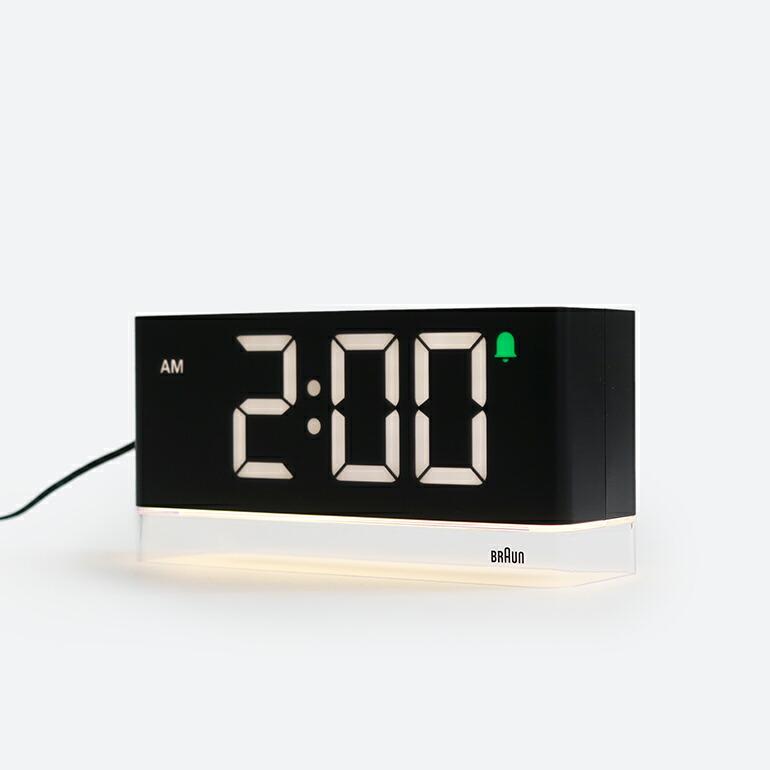 デジタル時計 LED アラームクロック 目覚まし時計 スヌーズ機能 ライト 調光 色調 BRAUN ブラウンDIGITAL ALARM CLOCK BC27B | BRAUN