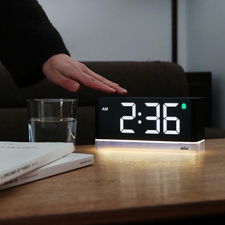 デジタル時計 LED アラームクロック 目覚まし時計 スヌーズ機能 ライト 調光 色調 BRAUN ブラウンDIGITAL ALARM CLOCK BC27B | BRAUN | 01
