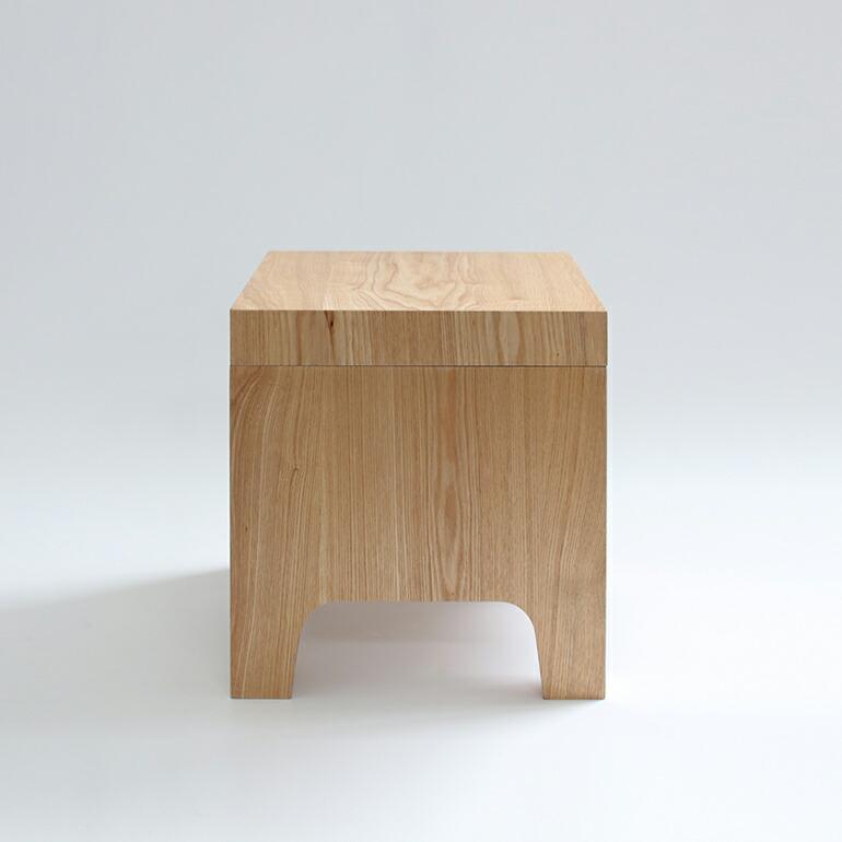 サイドテーブル・ナイトテーブル・ローテーブル Tile Stool Luxe Edition リュクス サイドテーブル 木製 収納 おしゃれ スクエア 脚付き