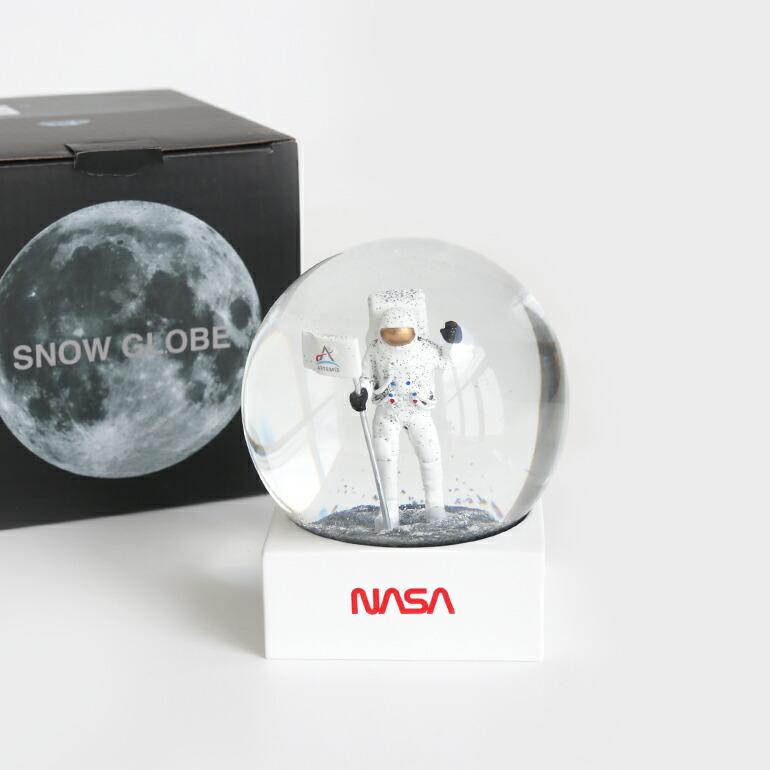 スノードーム 宇宙 宇宙飛行士 NASA アルテミス計画 オブジェ ギフト DETAIL  ディテール Snow Globe | DETAIL