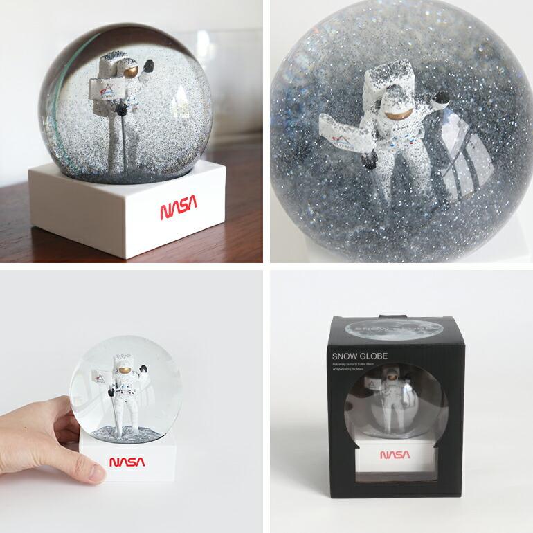 スノードーム 宇宙 宇宙飛行士 NASA アルテミス計画 オブジェ ギフト DETAIL  ディテール Snow Globe | DETAIL | 06