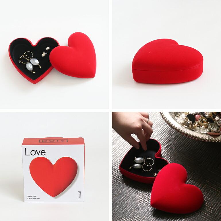 ジュエリーボックス アクセサリーケース ハート おしゃれ DOIY ドーイ Jewelry Box Love | DOIY | 02