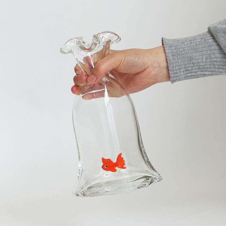 フラワーベース 花瓶 ガラス おしゃれ 金魚 インテリア ギフト DOIY ドーイ Flower Vase  Goldfish | DOIY | 03